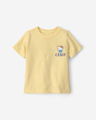 Toddler Girl 'Ciao! It's Going To Be A Good Day' Hello Kitty Graphic Tee - Yellow, image 1 of 5 slides