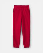 Jeune - Pantalon de jogging en tricot avec cordon de serrage - Rouge, image 1 sur 3 diapositives