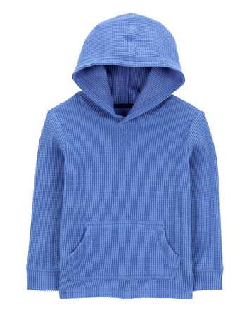Toddler Solid Thermal Long-Sleeve Shirt - Blue, 