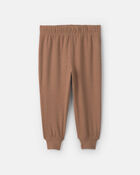 B&eacute;b&eacute; gar&ccedil;on - Ensemble 2 pi&egrave;ces haut manches longues et pantalon &ndash; Brun, image 2 sur 3 diapositives