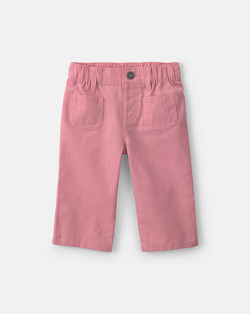 B&eacute;b&eacute; fille - Ensemble 2 pi&egrave;ces haut manches longues &agrave; motif floral et pantalon - Rose/Cr&egrave;me, 