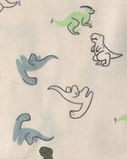 Baby Boy 3-Piece Dinosaur Quilted French Terry Layering Set - Olive Green, image 3 of 6 slides