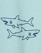 Baby Shark Print Cotton Romper, image 2 of 3 slides