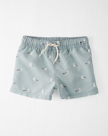 Enfant en bas âge Short maillot de bain à mouette en matériaux recyclés, 