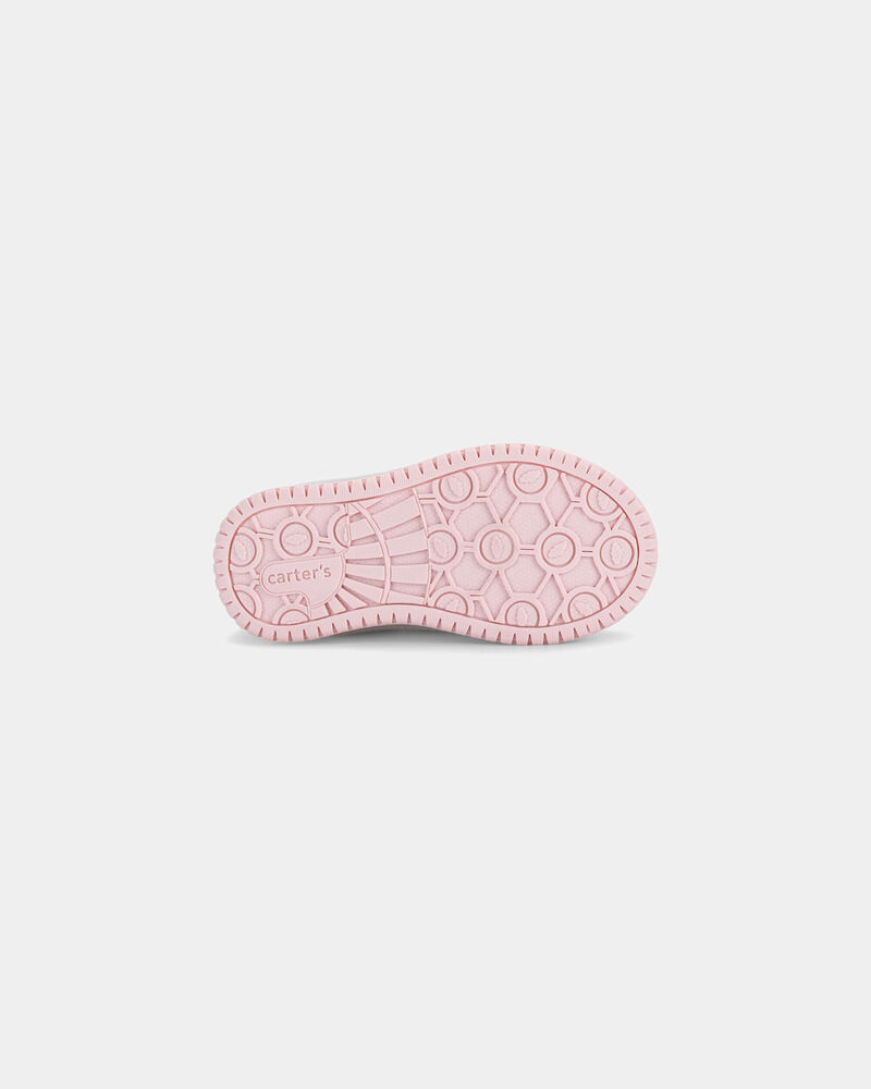 Toute-petit fille - Chaussures d&eacute;contract&eacute;es lumineuses &ndash; Blanc/Rose, image 5 sur 6 diapositives