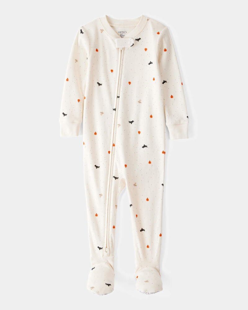 Baby 1-Piece Halloween 100% Snug Fit Cotton Footie Pyjamas, image 1 of 3 slides