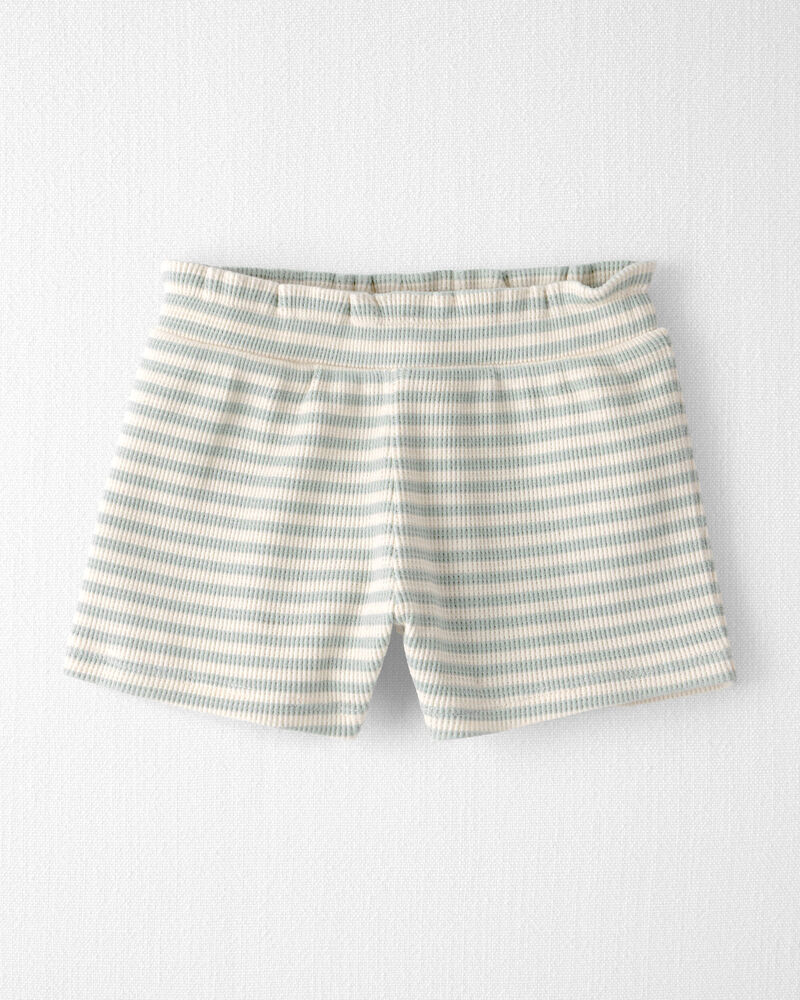 B&eacute;b&eacute; fille - Ensemble 2 pi&egrave;ces en coton biologique gaufr&eacute; , image 2 sur 4 diapositives