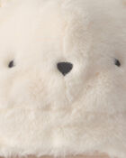 Baby Polar Bear Christmas Fleece Hat - Cream, image 3 of 4 slides