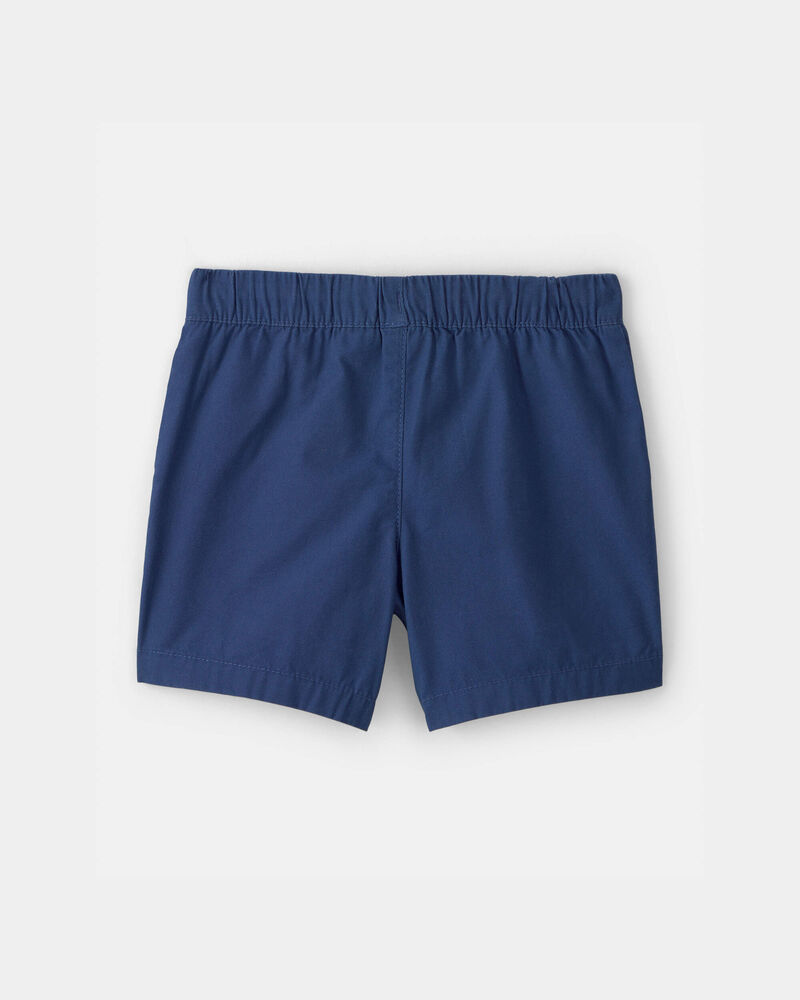 Toddler Boy Canvas Shorts - Blue, image 2 of 4 slides