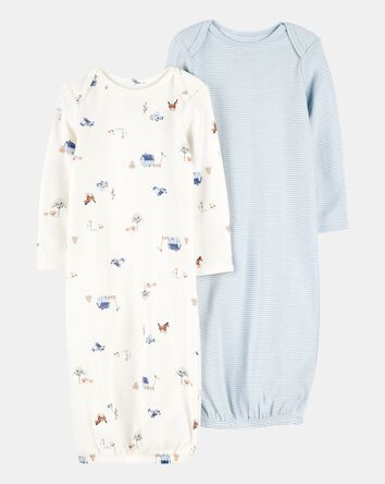 Baby 2-Pack Sleeper Gowns, 
