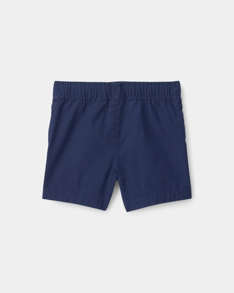 B&eacute;b&eacute; gar&ccedil;on - Toile Shorts - Bleu, image 2 sur 3 diapositives