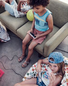 Kid SmileyWorld Graphic Tank - Cream, image 3 of 3 slides