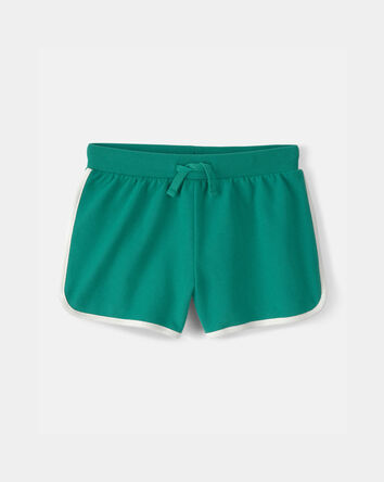 Filles - Short de sport en jersey bouclette - Vert, 