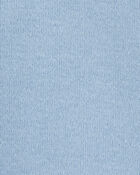 Baby 2-Piece Tank Bodysuit & Shell Print Pull-On Short Set - Blue/Ivory, image 2 of 3 slides