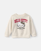 Toute-petite fille &ndash; Chandail ouat&eacute; &agrave; enfiler Hello Kitty&reg; &ndash; Cr&egrave;me, image 1 sur 3 diapositives