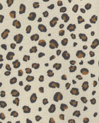 Toddler Girl Leopard Fleece Pull-On Stretch Leggings - Brown, image 4 of 5 slides