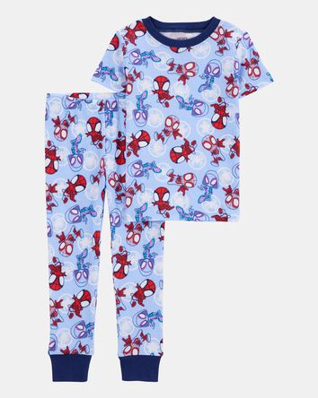 Tout-petit gar&ccedil;on - Pyjama 2 pi&egrave;ces en coton ajust&eacute; imprim&eacute; MARVEL&copy; - Bleu, 