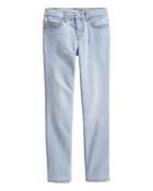 Kid Skinny Jeans in Blue Ice Wash, image 1 of 5 slides