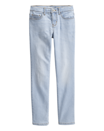 Kid Skinny Jeans in Blue Ice Wash, 
