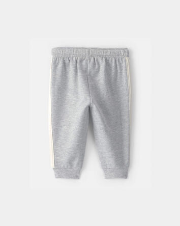 Baby Boy French Terry Pants - Grey, 