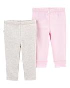 Baby 2-Pack Cotton Pants, image 2 of 5 slides