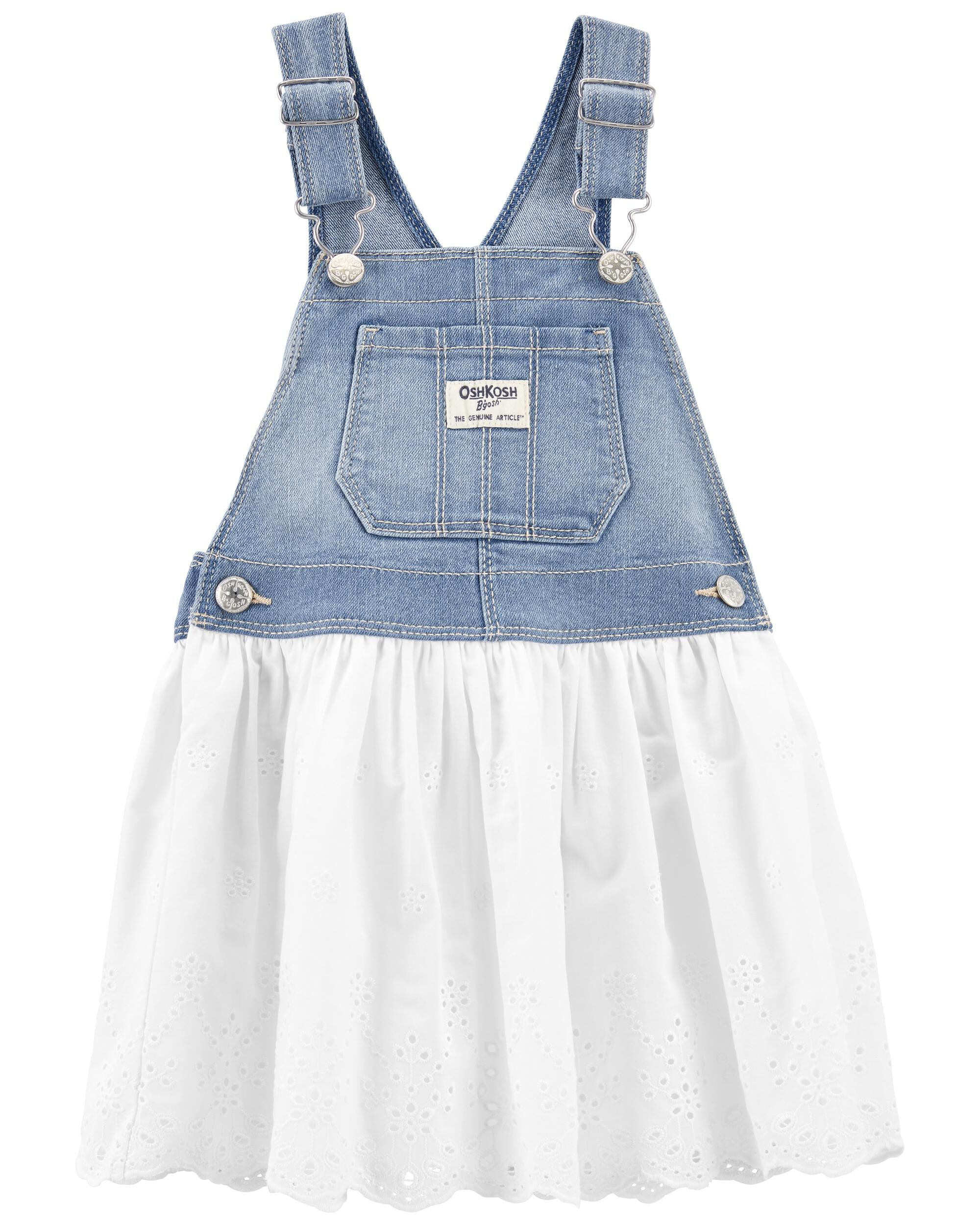Jean overalls for baby girl best sale
