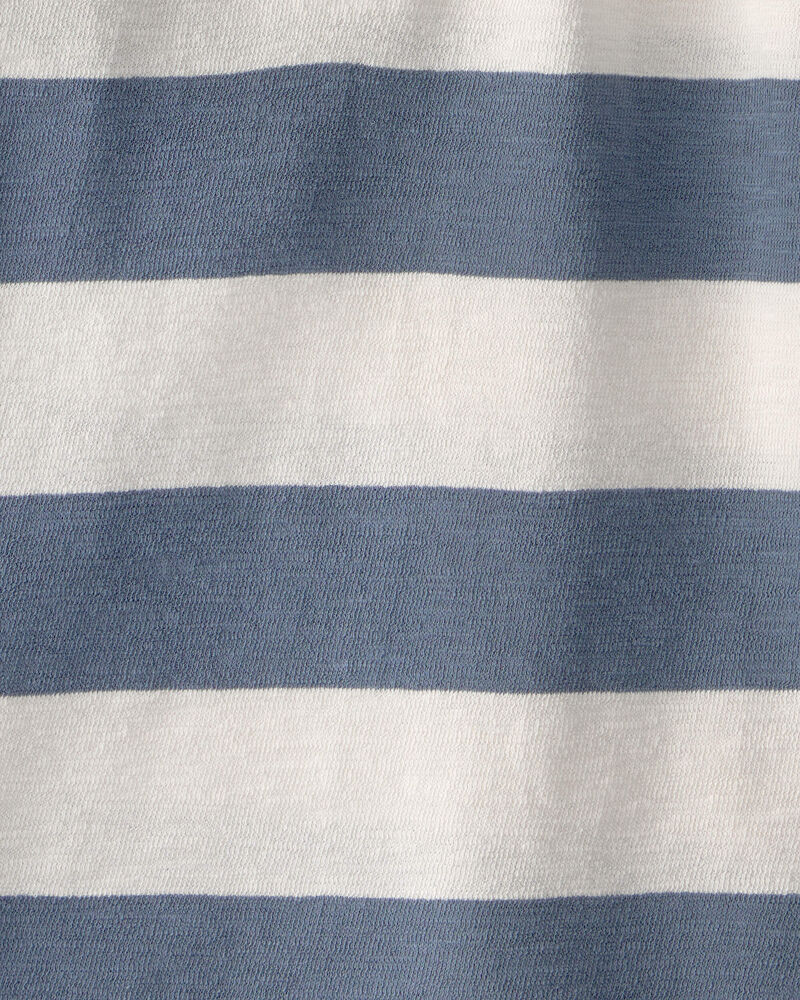 Boys Striped Collared Shirt Made with Organic Cotton, image 3 of 4 slides