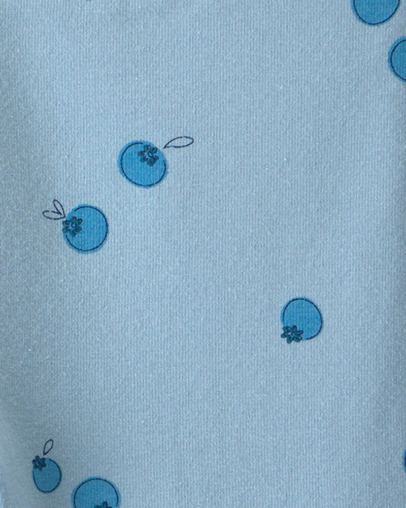 Toddler Girl Blueberry Bike Shorts - Blue, image 3 of 4 slides