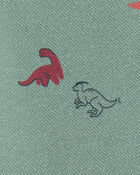 Baby Boy 2-Piece Dinosaur French Terry Sweatshirt & Pant Set - Green, image 3 of 4 slides