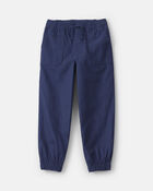 Boys Twill Joggers - Navy Blue, image 1 of 5 slides