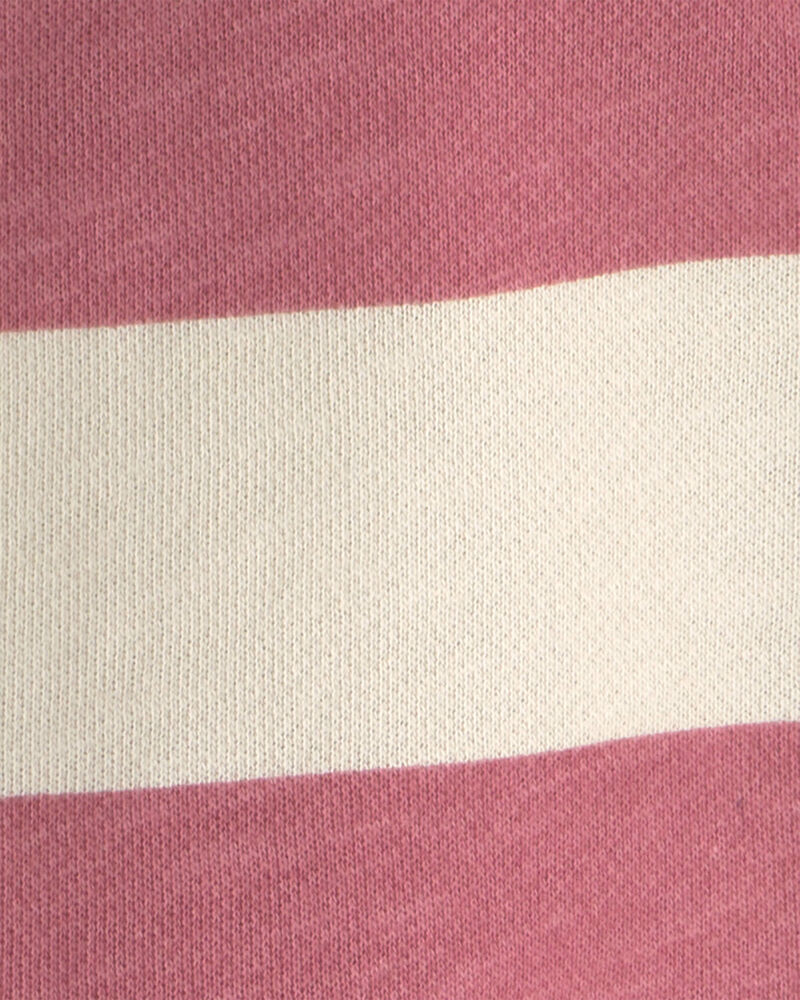 Baby Girl 2-Piece Organic Cotton French Terry Top & Pant Set, image 3 of 4 slides