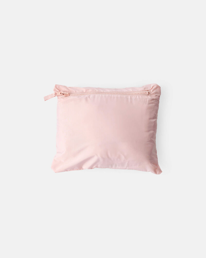 Baby Girl Midweight Packable Puffer - Pink, image 3 of 4 slides