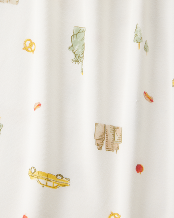 Toddler New York Print PurelySoft Snug Fit Cotton 2-Piece Pyjamas, 
