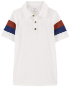 Kid Striped Polo Shirt, image 1 of 3 slides