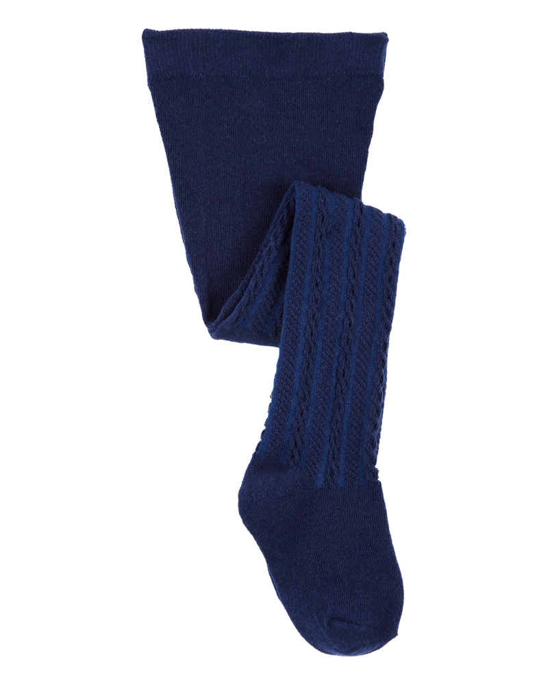 Toddler Cable Knit Tights, image 1 of 2 slides