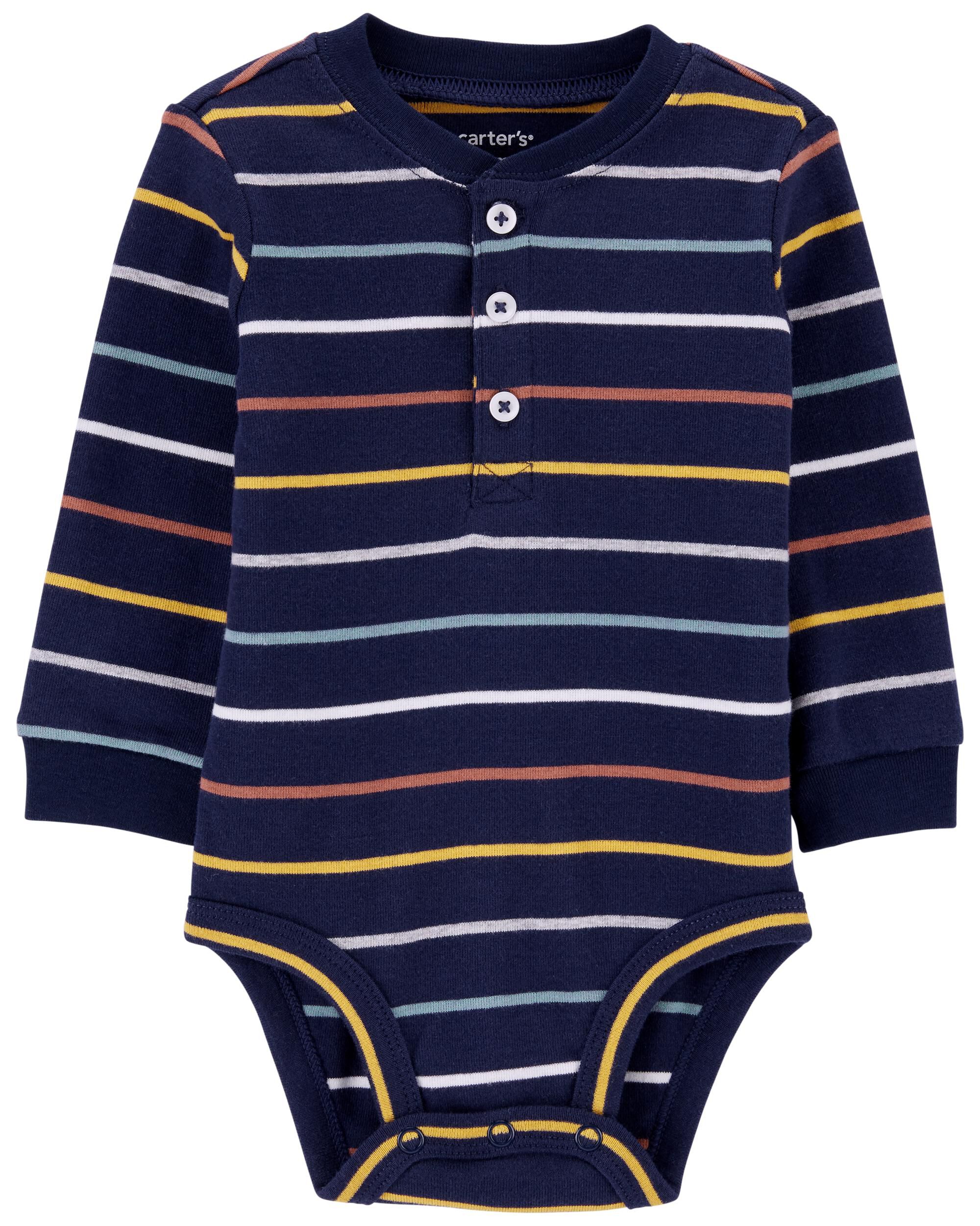 Carter's henley bodysuit sale