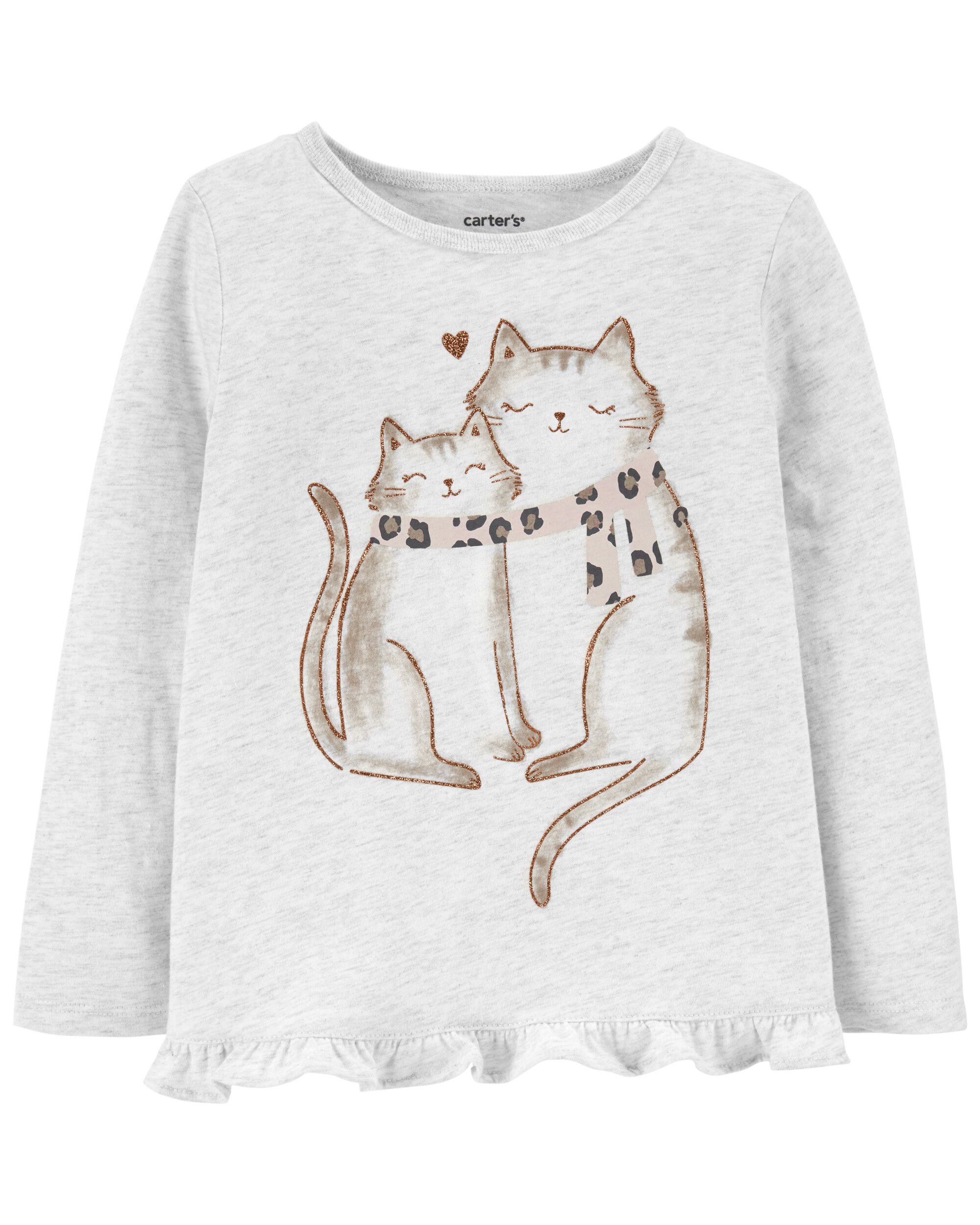 Grey Cat Jersey Top Carter s Canada