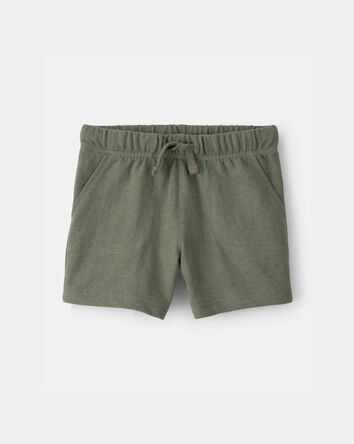 Toddler Boy French Terry Shorts - Green, 