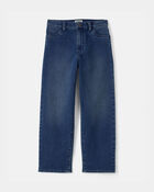 Boys Denim Straight Jeans - Dark Wash, image 1 of 5 slides