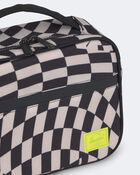 Herschel Kids' Checkered Lunch Box - Black/White, image 2 of 3 slides