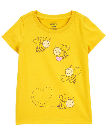 T-shirt à imprimé d’abeille, 