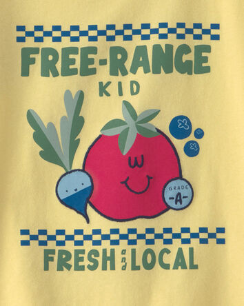 Toddler Farmers Market Graphic Tee - Yellow, 