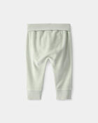 Baby Terry Pants - Green, image 2 of 4 slides