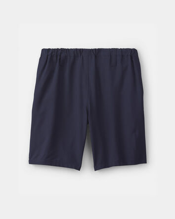 Boys Active Pull-On Uniform Shorts - Navy, 