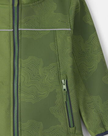 Baby Boy  Colour Changing Rain Jacket - Green, 