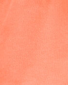 Baby Girl Pull-On French Terry Shorts - Orange, image 3 of 4 slides