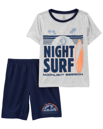2-Piece Surf Loose Fit Pyjama Set, 