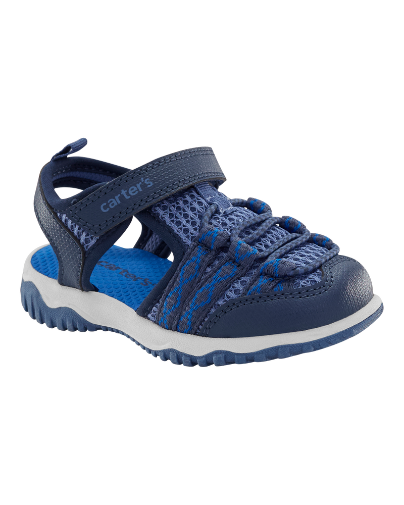 Toddler Athletic Play Sandals - Navy, image 1 of 7 slides