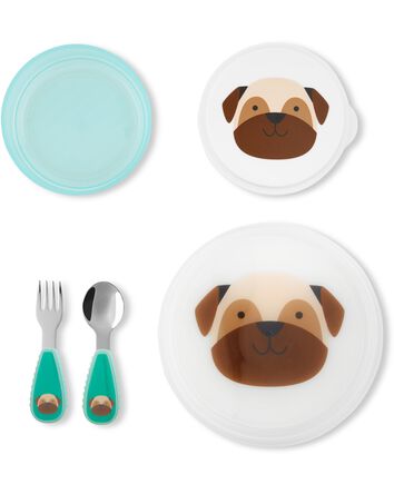 ZOO Table Ready Mealtime Set - Pug, 