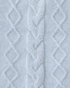 Toddler Girl Metallic Sweater - Blue, image 2 of 3 slides